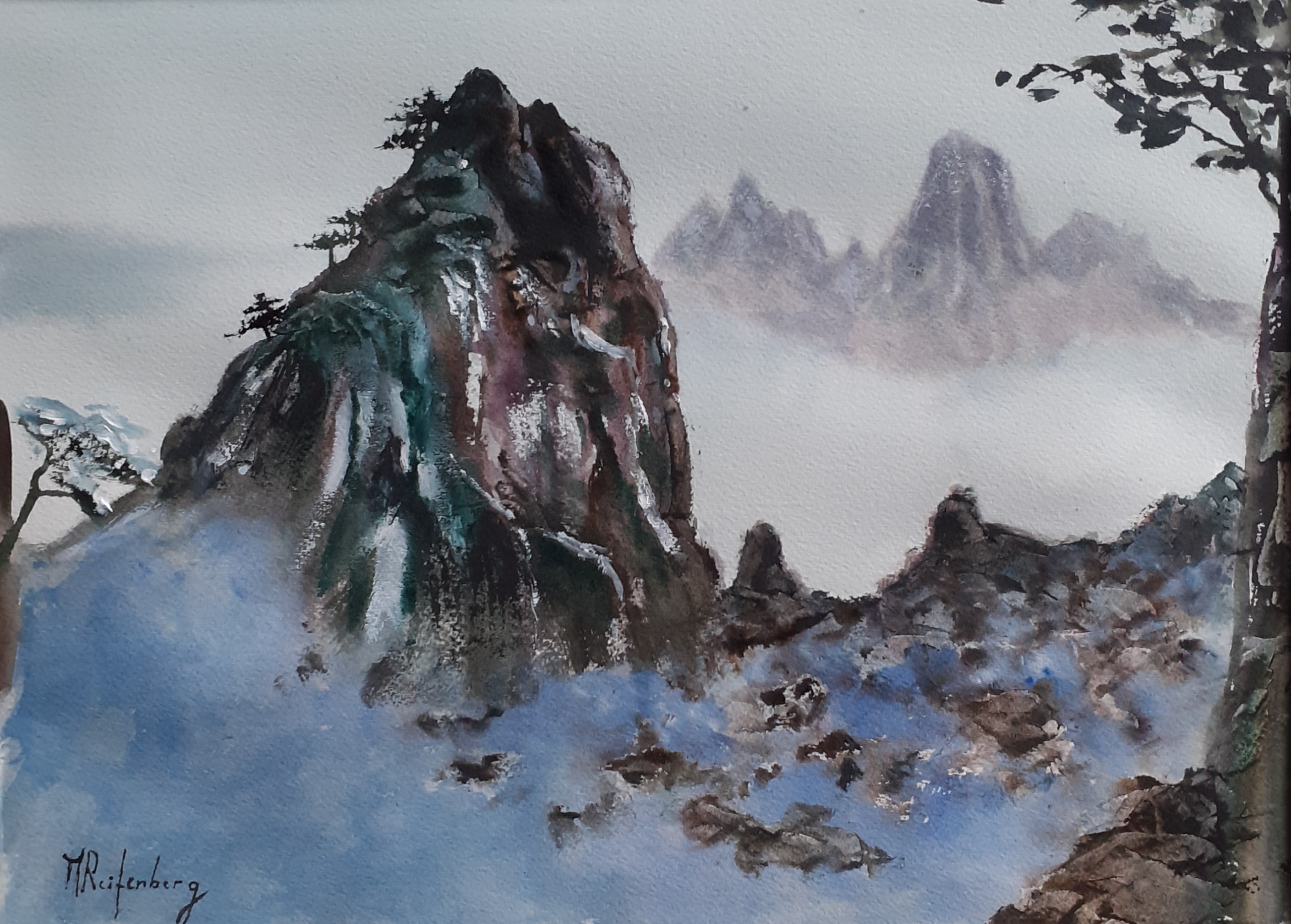 Vapeurs de brume<br>─ 28x38cm Vapeurs de brume